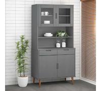vidaXL Dessus de buffet MOLDE - Gris