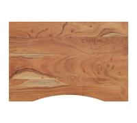 vidaXL Dessus de bureau 100x60x2,5 cm rectangulaire bois massif acacia