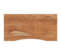 Dessus de bureau 120x60x2,5 cm rectangulaire bois massif acacia G