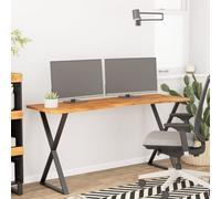 Vidaxl Dessus De Bureau 160x50x2,5 Cm Rectangulaire Bois Massif Acacia Multicolore
