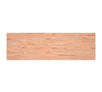 vidaXL Dessus de bureau 180x55x2,5 cm bois massif de hêtre