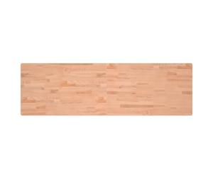 vidaXL Dessus de bureau 180x55x2,5 cm bois massif de hêtre