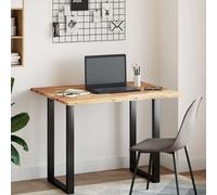 Vidaxl Dessus De Bureau Fini À L'huile 100x80x2cm Bois D'acacia Massif Marron