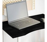vidaXL Dessus de bureau marron foncé bois chêne massif rectangulaire