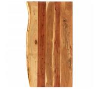 Dessus de meuble lavabo de salle de bain Acacia 100x52x3,8 cm