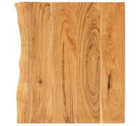 vidaXL Dessus de meuble-lavabo de salle de bain Acacia 58x52x2,5 cm
