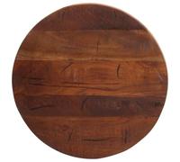 vidaXL Dessus de Table Ø 60x2,5 cm Rond Bois Massif de récupération