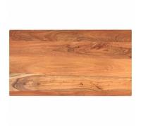 vidaXL Dessus de Table 100x50x2,5cm rectangulaire Bois Massif d'acacia, Dessus de Table en Bois, Dessus de Table Basse, Dessus de Table à Manger