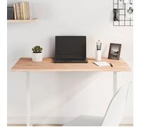 vidaXL Dessus de Table, Plateau de Bureau, Dessus de Table de Remplacement Salle de Séjour, 100x60x1,5cm Rectangulaire Bois Massif de Hêtre