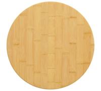 Vidaxl Dessus De Table Ø40x2,5 Cm Bambou Multicolore