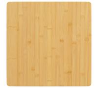 Vidaxl Dessus De Table 40x40x2,5 Cm Bambou Multicolore
