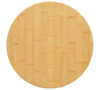 Vidaxl Dessus De Table Ø50x1,5 Cm Bambou Multicolore