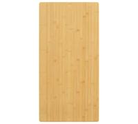 vidaXL Dessus de table 50x100x2,5 cm bambou