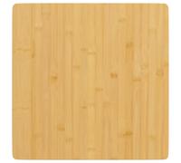 vidaXL Dessus de table 50x50x1,5 cm bambou