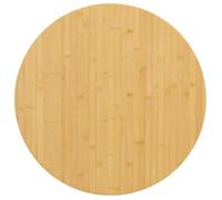 vidaXL Dessus de Table Ø70x1,5 cm Bambou, Dessus de Table à Manger, Dessus de Table en Bambou, Dessus de Table Basse, Dessus de Table Rond
