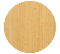 vidaXL Dessus de Table Ø70x1,5 cm Bambou, Dessus de Table à Manger, Dessus de Table en Bambou, Dessus de Table Basse, Dessus de Table Rond