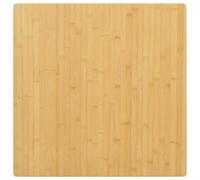 Vidaxl Dessus De Table 70x70x1,5 Cm Bambou Multicolore