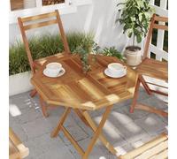 Vidaxl Dessus De Table 70x70x2,5 Cm Octogonal Bois De Teck Massif Multicolore