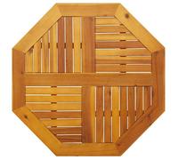 vidaXL Dessus de table octogonal 80x80x2,2 cm Bois massif d'acacia multicolore