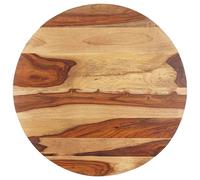 vidaXL Tafelblad rond 25-27 mm 50 cm massief acaciahout285973 Brun G