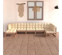 vidaXL Dessus de table carré 70x70 cm 25-27 mm Bois de récupération Marron