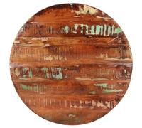 vidaXL Dessus de Table, Dessus de Table de Remplacement, Dessus de Rechange Salle à Manger, Ø 80x1,5 cm Rond Bois Massif de Récupération