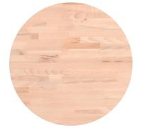 vidaXL Dessus de Table, Plateau de Table de Remplacement, Dessus de Table Basse Salle de Séjour Intérieur, Ø40x2,5 cm Rond Bois Massif de Hêtre