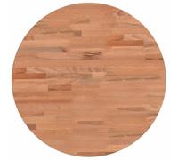 vidaXL Dessus de Table, Plateau de Table de Remplacement, Dessus de Table Basse Salle de Séjour Intérieur, Ø50x2,5 cm Rond Bois Massif de Hêtre