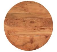 vidaXL Dessus de Table, Plateau de Table, Dessus de Table de Remplacement Salle de Séjour Intérieur, Ø50x2,5 cm Rond Bois Massif d'Acacia