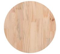 vidaXL Dessus de Table Ø40x2,5 cm Bois de pin Massif