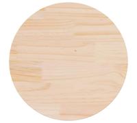 vidaXL Dessus de Table Remplacement de Table Rechange Table Basse Table de Salle à Manger Restaurant Café Hôtel Ø50x2,5 cm Bois de Pin Massif