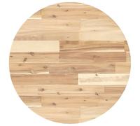 vidaXL Dessus de table rond Ø60x4 cm bois massif d'acacia