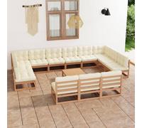 vidaXL Dessus de table rond Ø80x4 cm bois massif d'acacia Marron