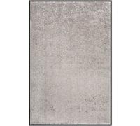 vidaXL Paillasson Tapis de Sol Tapis de Couloir Décoratif Tapis de Porte d'Entrée Bienvenue Antidérapant Maison Intérieur Gris 80x120 cm