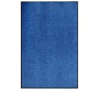 vidaXL Paillasson lavable 120 x 180 cm Bleu