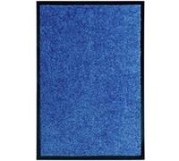 vidaXL Paillasson lavable Tapis d'entrée antidérapant Intérieur/Extérieur Bleu 40x60 cm