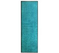 Vidaxl Paillasson Lavable Cyan 60x180 Cm