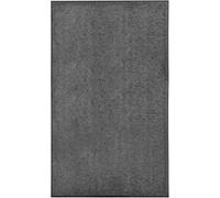 vidaXL Paillasson Lavable Tapis de Couloir Paillasson d'Entrée Tapis de Porte Tapis de Bienvenue Intérieur Extérieur Antidérapant Anthracite 90x150 cm