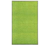 Vidaxl Paillasson Lavable Vert 90x150 Cm