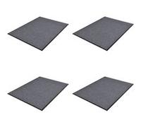 VidaXL Paillassons PVC Gris 90x60 cm