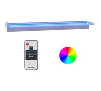 vidaXL Déversoir pour cascade avec LED RVB Inox 90 cm