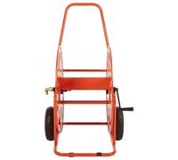 vidaXL Dévidoir pour 140 m de tuyau 3/4" acier