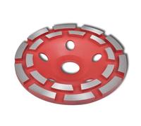 vidaXL Disque de broyage diamanté à double ligne 180 mm