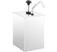 vidaXL Distributeur de Sauces Condiment Liquide Mayonnaise Ketchup Sauce de Soja Cuisine Restaurant Hôtel Commercial Acier Inoxydable 3,5 L Argent G