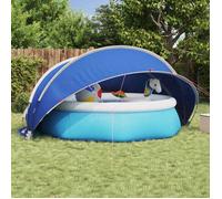 vidaXL Dôme de piscine 405 x 405 x 192 cm Bleu azure 42001106