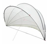 vidaXL Dôme de Piscine Gris et Orange 500 x 500 x 236 cm, Jardin et terrasse, dôme Moderne extérieur, auvent Anti-UV, Couverture de Piscine Pliable, Protection pour l'été