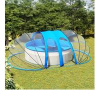 vidaXL Dôme de Piscine Ovale Couverture de Piscine Pavillon de Piscine Tente de Piscine Jardin Extérieur Arrière-cour 92796