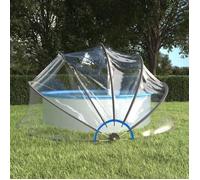 vidaXL Dôme de piscine rond 467x234 cm PVC