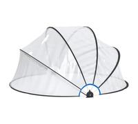 vidaXL Dôme de Piscine Rond, Tente de Piscine, Abri de Protection, Accessoire de Piscine Jardin Terrasse Patio Extérieur, 315x158 cm PVC