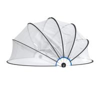 vidaXL Dôme de piscine rond 406x203 cm PVC